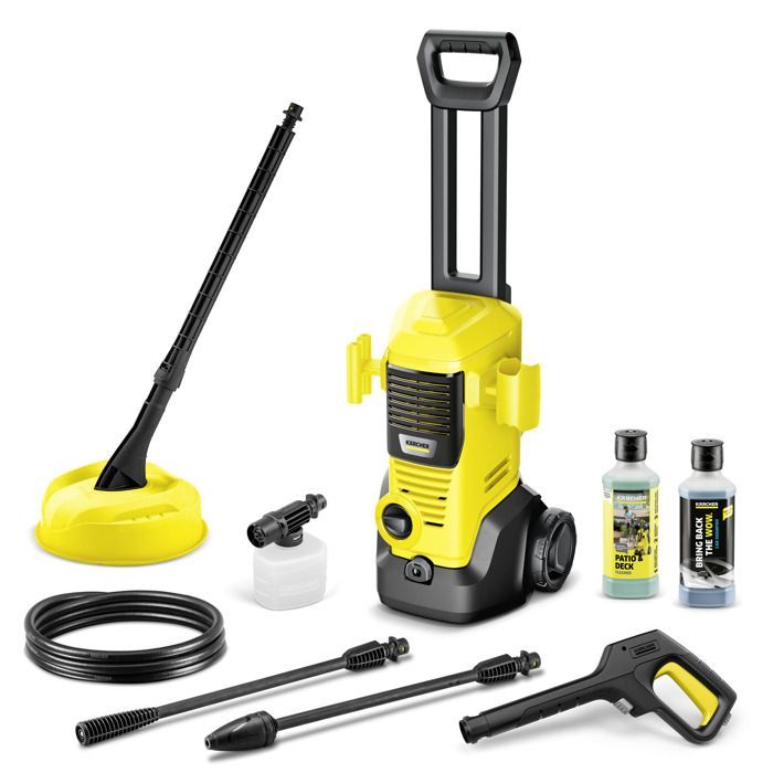 Hidrolimpiadora Karcher K 2 Premium FJ Home - Presión de 110 bar - Caudal de 360 l/h - Boquilla de chorro plano - Kit para el hogar incluido
