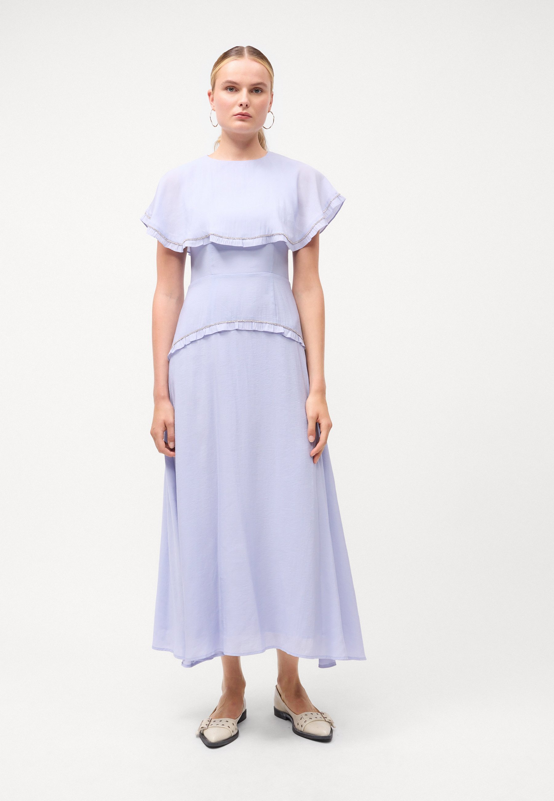 Sister Jane HEIRLOOM CAPE MAXI JURK - Maxi jurk - lila