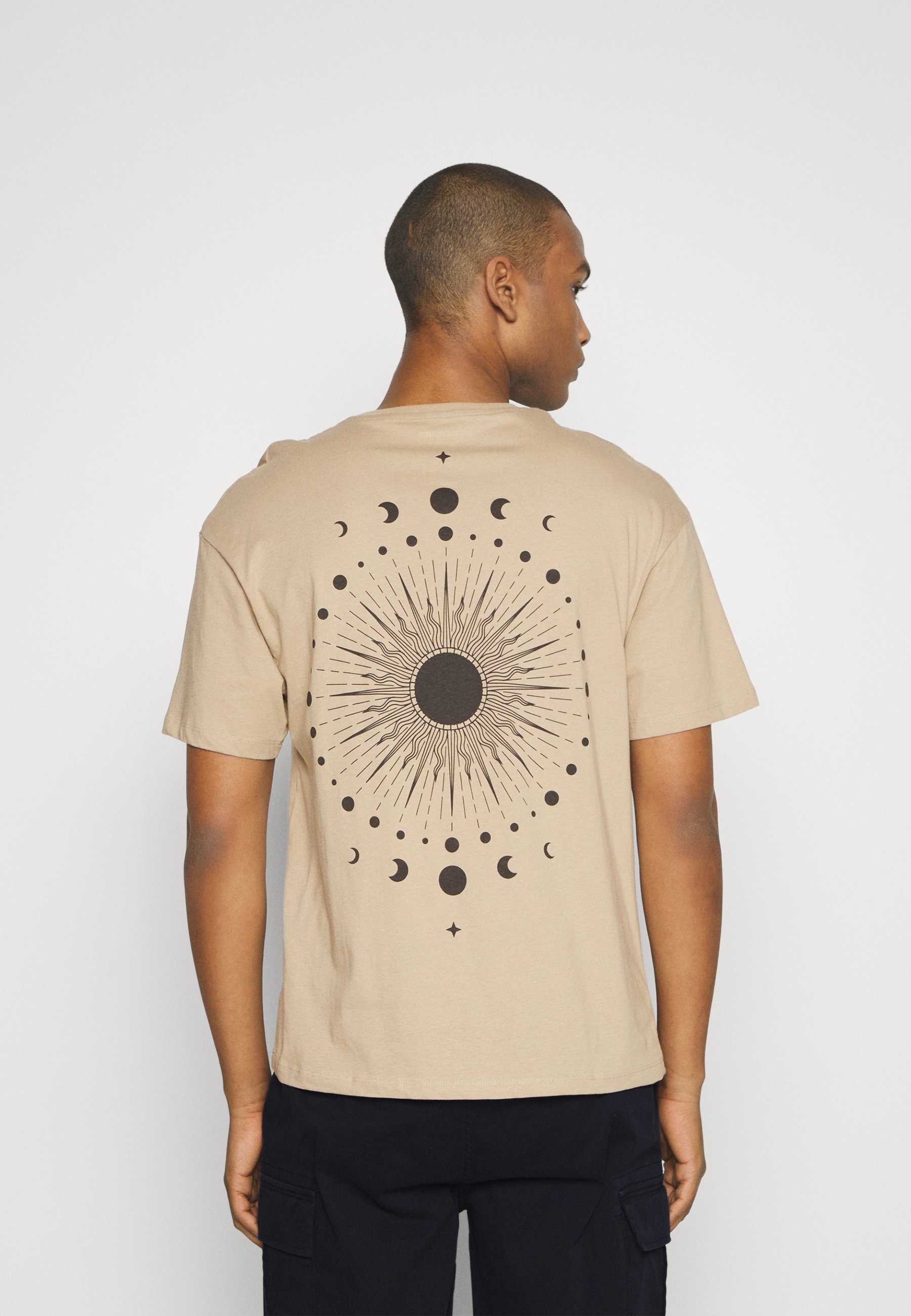 JORJUPITOR TEE CREW NECK - T-shirts med print - beigeJack & Jones