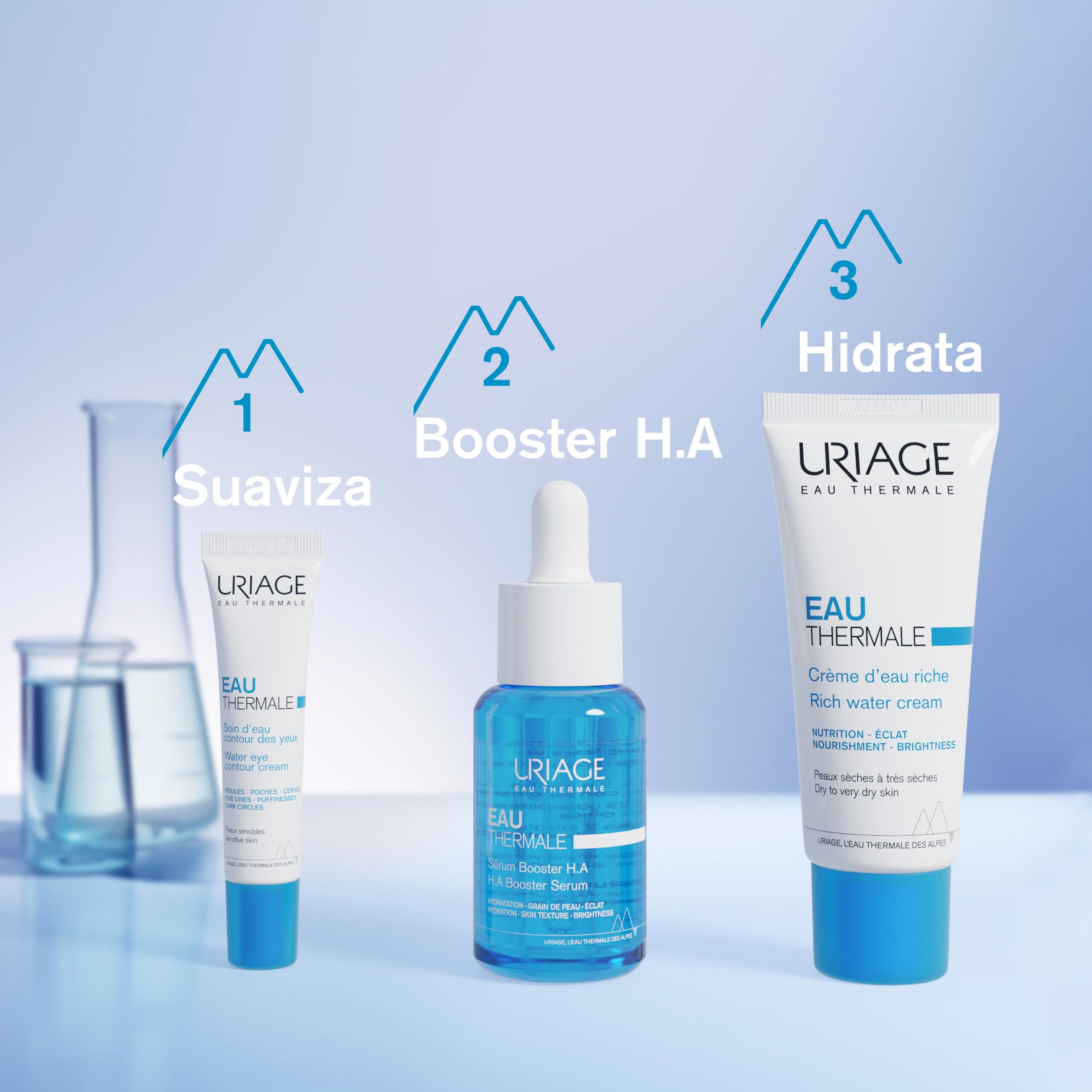 „Eau Thermale Rich Water Cream“ Veido drėkikliai iš vaistinės