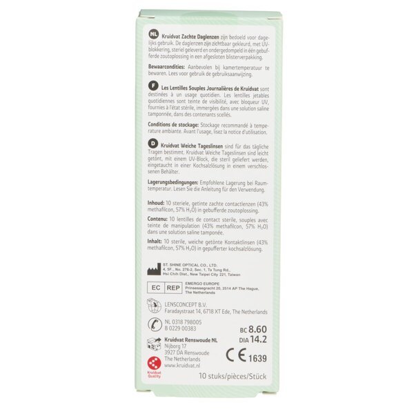 Kruidvat Opticare -2.75 meke dnevne leće<br>Medicinski uređaj - 10 komada