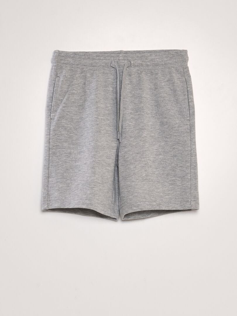 Bermudas de felpa francesa - GRIS