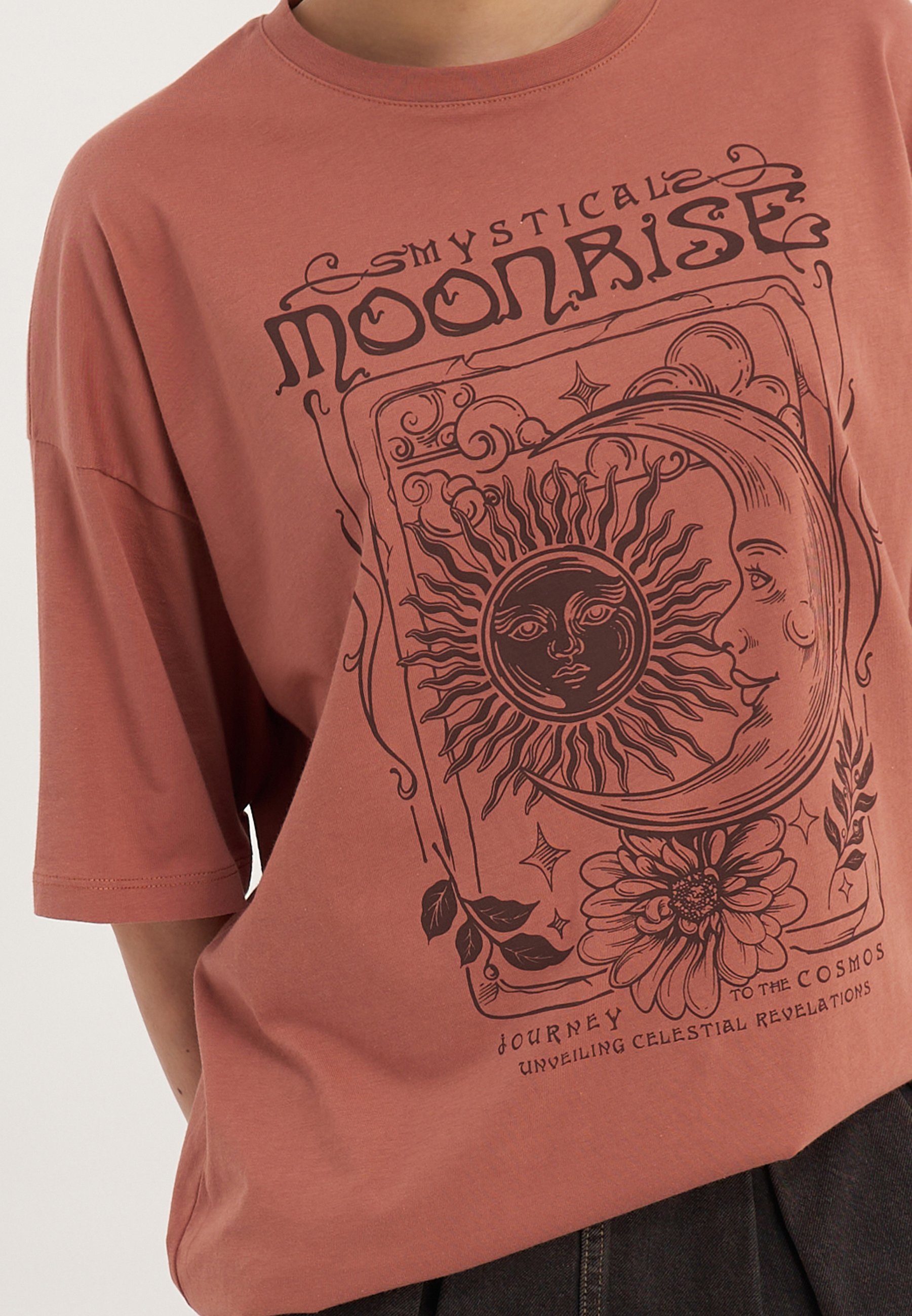 Even&Odd Print T-shirt - bruin