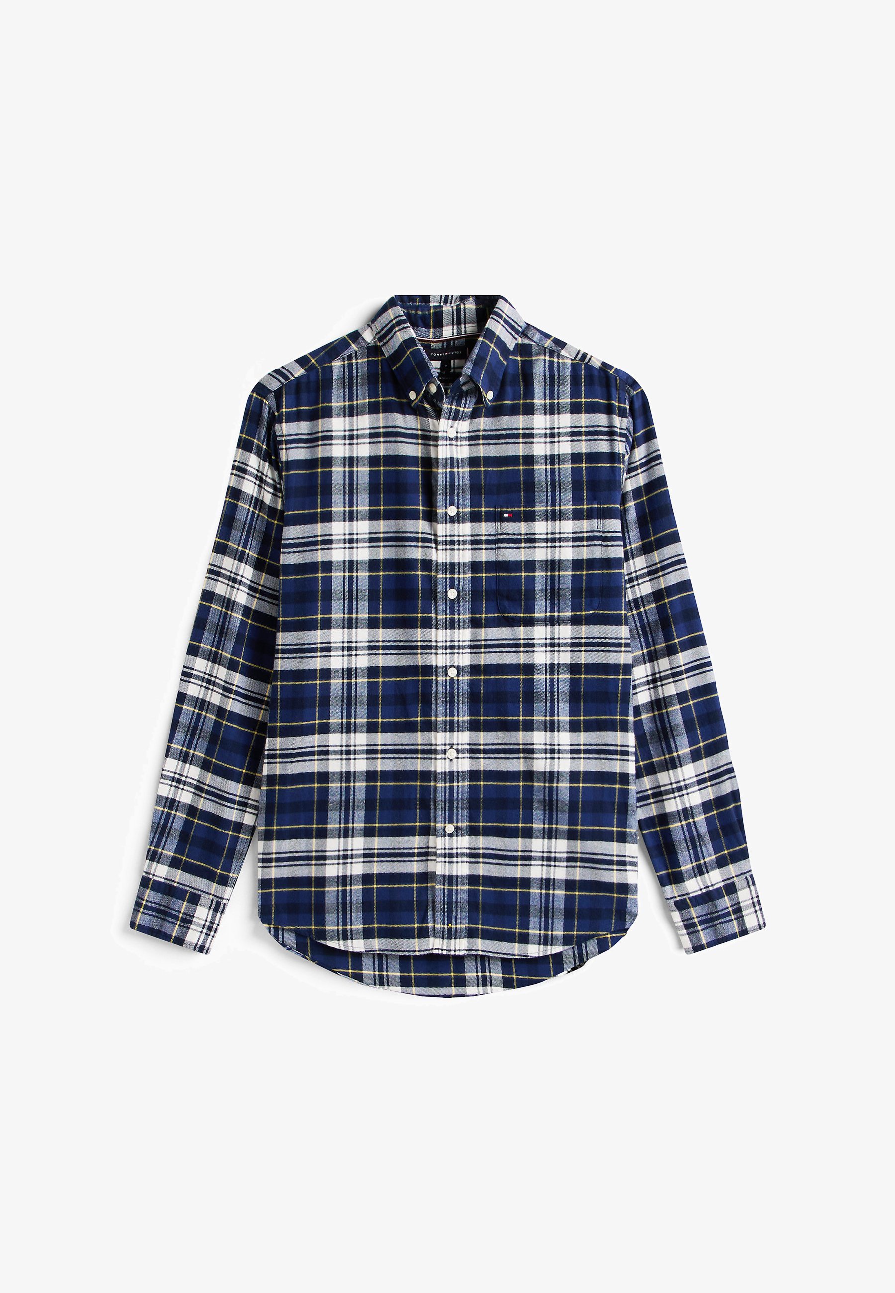 Tommy Hilfiger SEIZOENSOVERHEMD - Overhemd - preppy marineblauw / ruitjespatroon