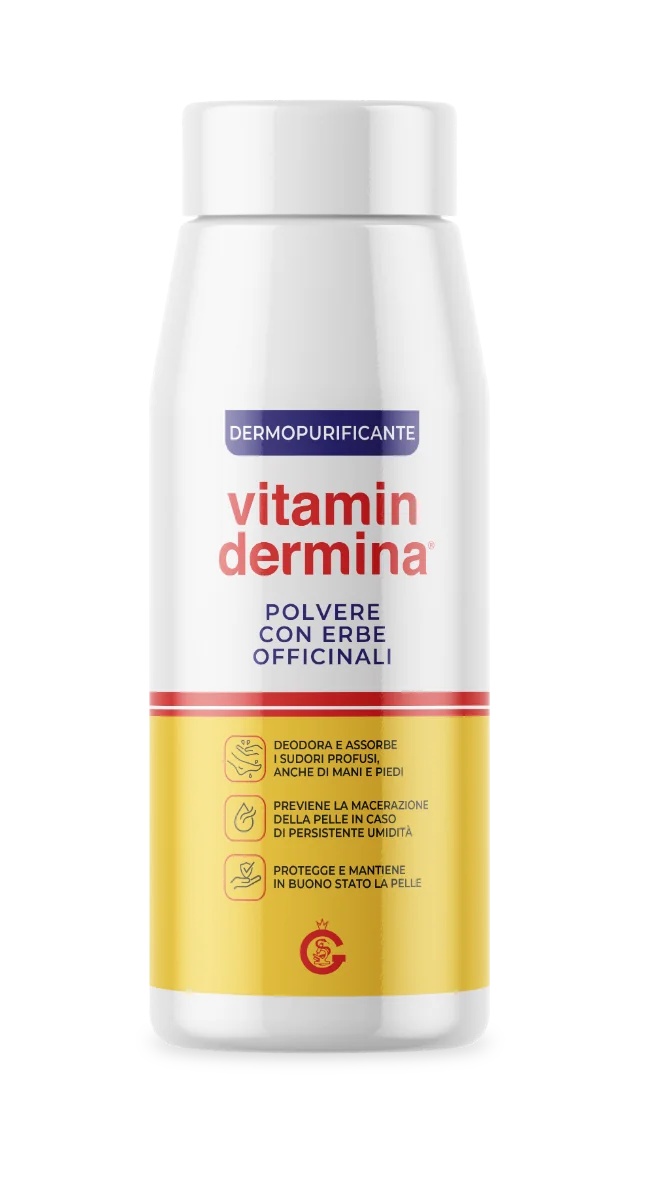 VITAMINDERMINA Poudre de vitamine D aux herbes médicinales apaisantes 100 g