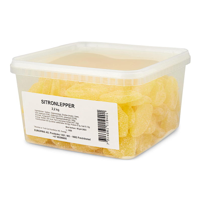 KnallGoodt Citronläppar 2,2 kg