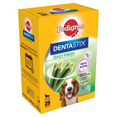 Pedigree Dentastix Fresh - Denní péče o ústní dutinu pro středně velké psy (10-25 kg)