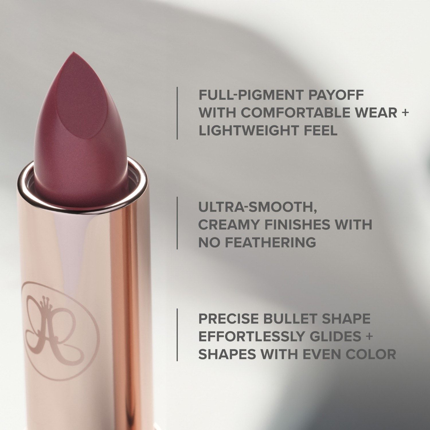 Anastasia Beverly Hills lūpu krāsa, matēta un sedzoša – 3 g