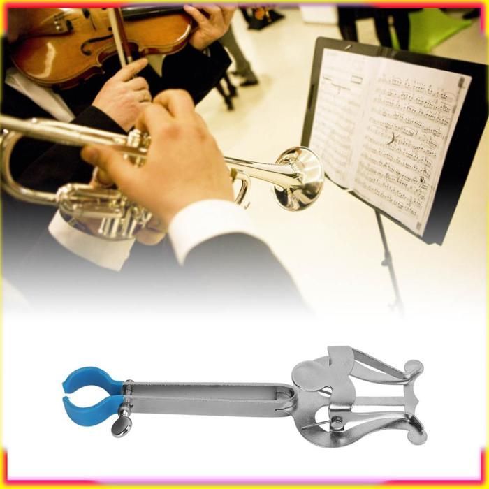 Notenclip für Trompete, leichter Leierständer mit Clip für Musikinstrumente