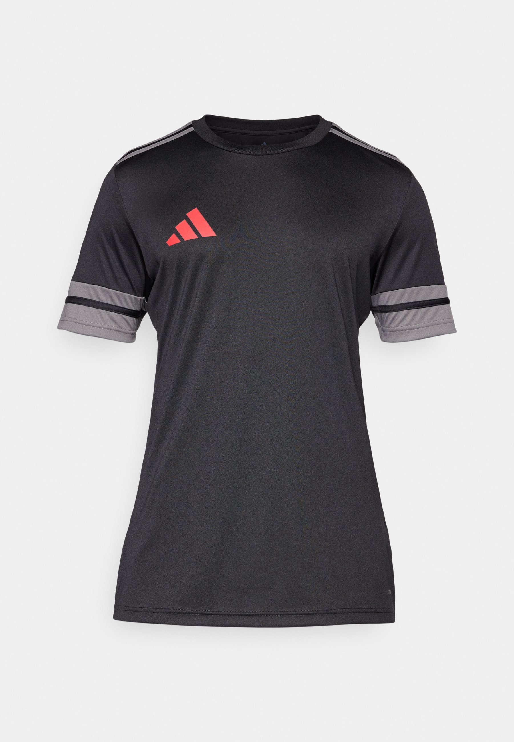 adidas Performance SQUADRA25 JERSEY MET KORTE MOUWEN - Sport T-shirt - zwart/teamgrijs/puur robijnrood