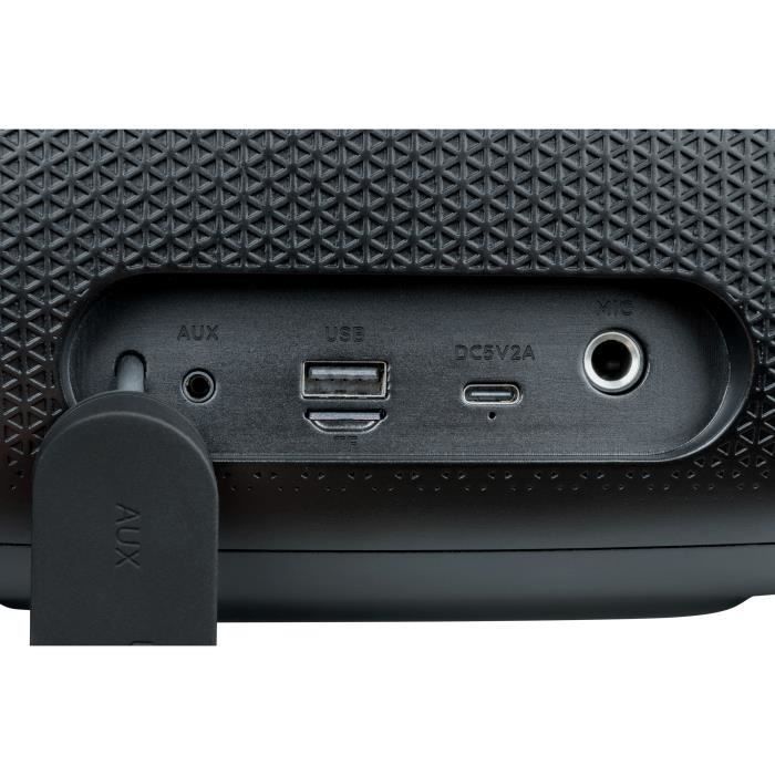 BIGBEN Kabelloser Lautsprecher mit Beleuchtung – Mainstream 4 – Bluetooth 5.3 – USB – Micro-SD – AUX-IN – 100 W