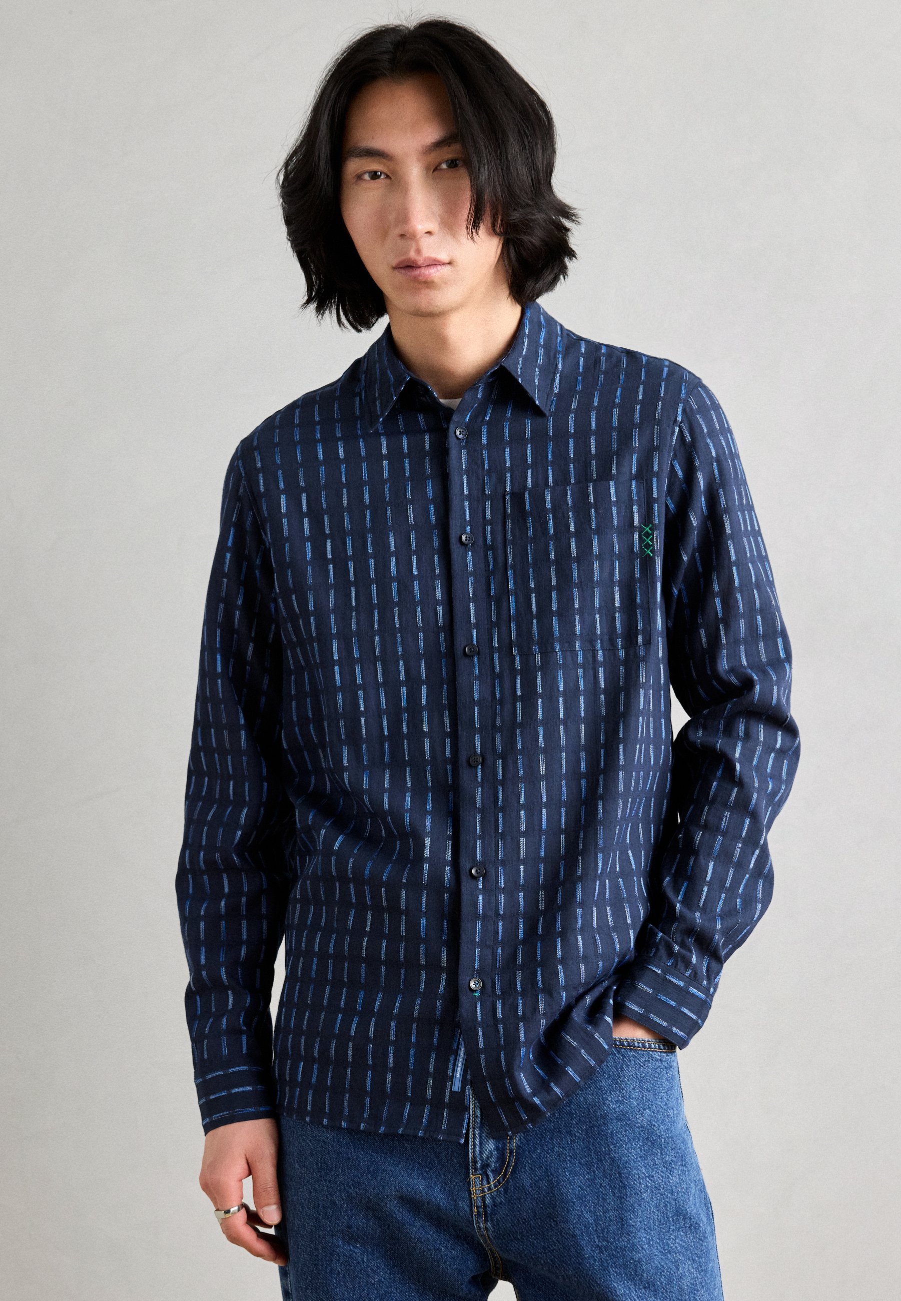 Camicia a righe Scotch & Soda - Camicia - blu navy/blu