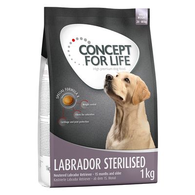 x 1 kg/1,5 kg de pienso seco para perros Concept for Life - ¡Precio especial!*
