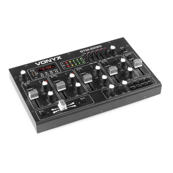 Mesa de DJ - SKYTEC - Vonyx STM2290 - 8 canais - Entrada USB - Bluetooth
