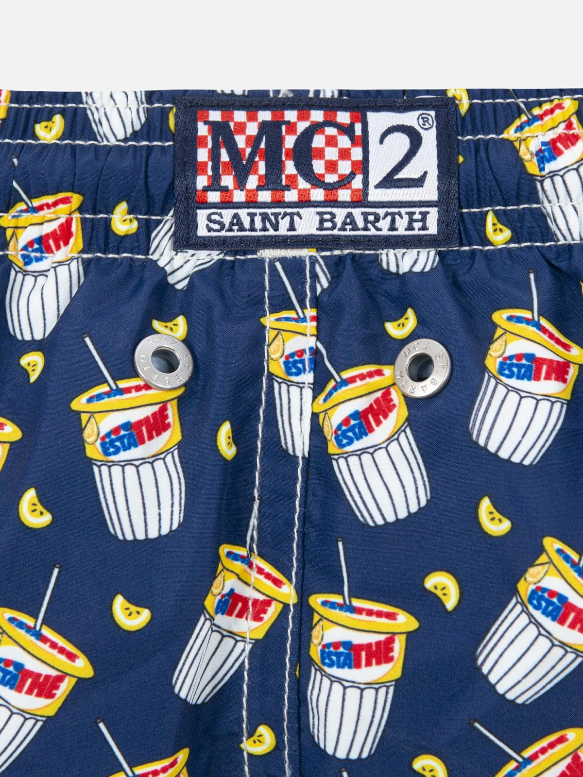 Costume da bagno da bambino in tessuto leggero con stampa Estathè | ED