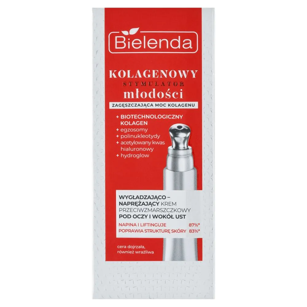 Bielenda Kolagenowy Stymulator Młodości krem pod oczy i wokół ust wygładzająco-naprężający