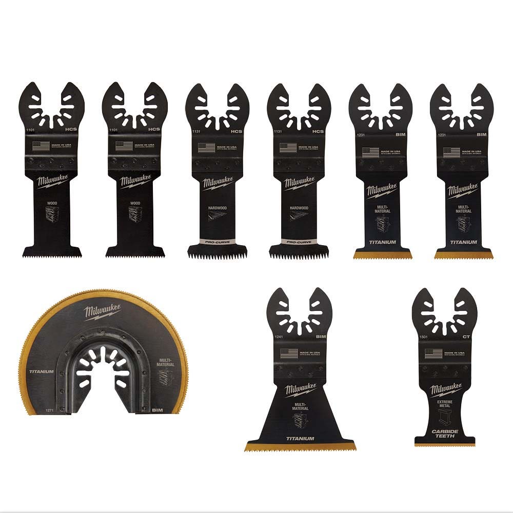 MILWAUKEE OPEN-LOK Multi-Tool Klingenset 9-teilig 49109113