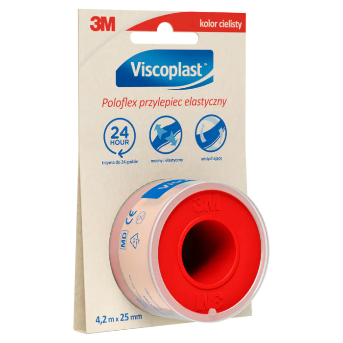 Viscoplast Poloflex, Przylepiec elastyczny, 0,025x4,2m