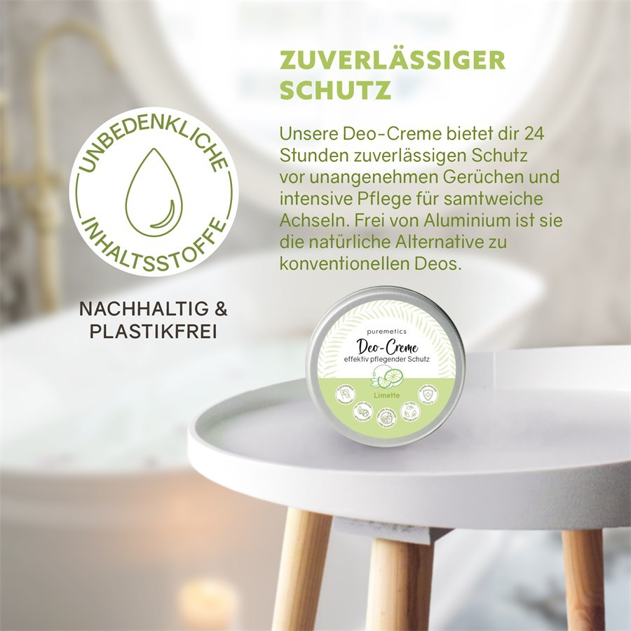 Puremetics dezodorans u kremi s limetom - 45 g