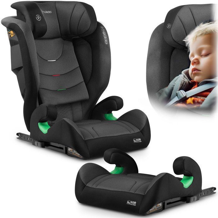 Silla de coche reclinable ISOFIX - JANSHOP - 15-36 kg - i-Size - Reposacabezas ajustable en 12 posiciones