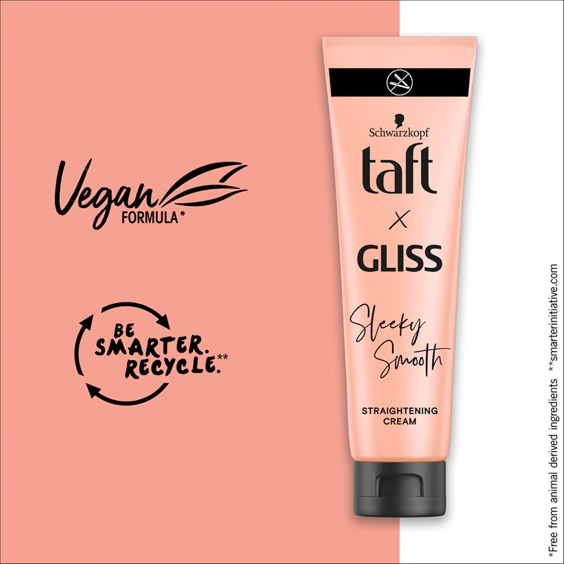 Schwarzkopf Taft x Gliss Creme Alisador para Cabelos