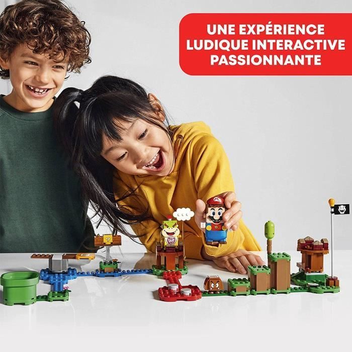 LEGO 71360 Super Mario Pack de Démarrage Les Aventures de Mario - Jouet interactif - Jeu de Construction incluant la Figurine