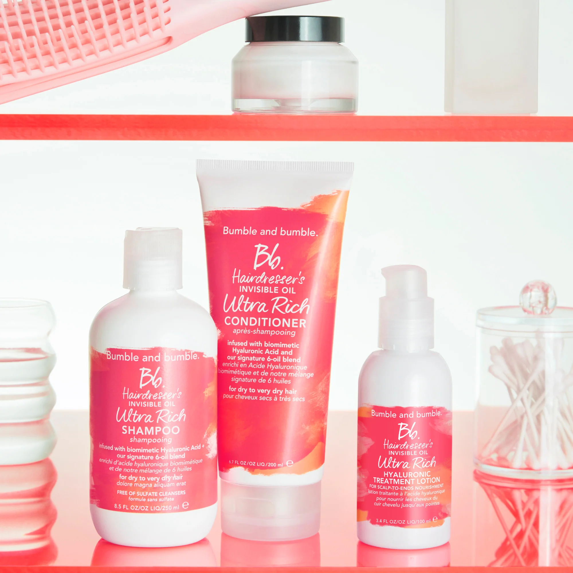 Hairdresser's Invisible Oil Ultra Rich Conditioner - Balsamo Idratante Capelli, Balsamo Disciplinante/Anticrespo Capelli