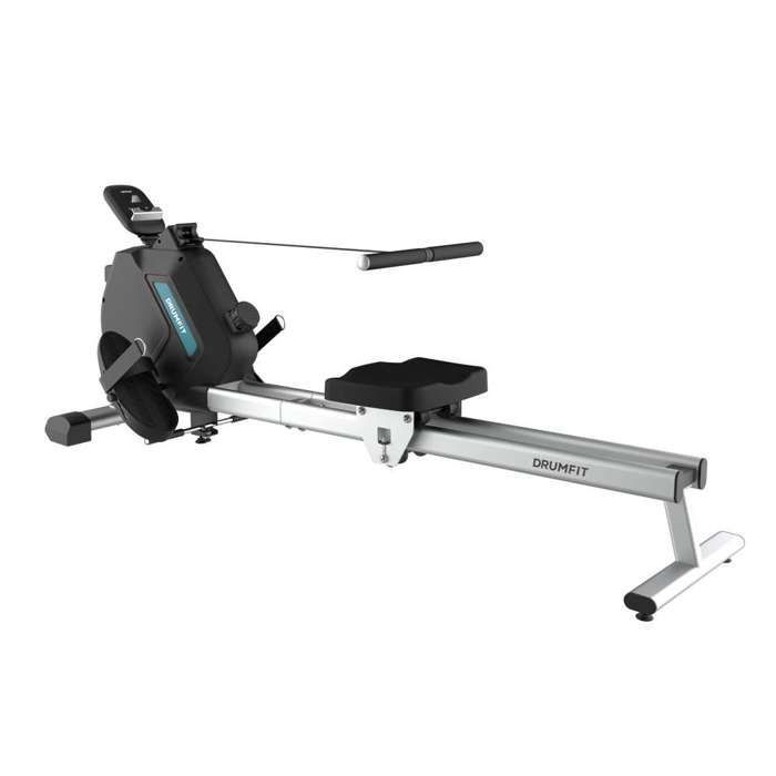 Máquina de remo plegable Cecotec DrumFit Rower 5500 Regatta. Sistema de resistencia magnética y diferentes niveles de intensidad.