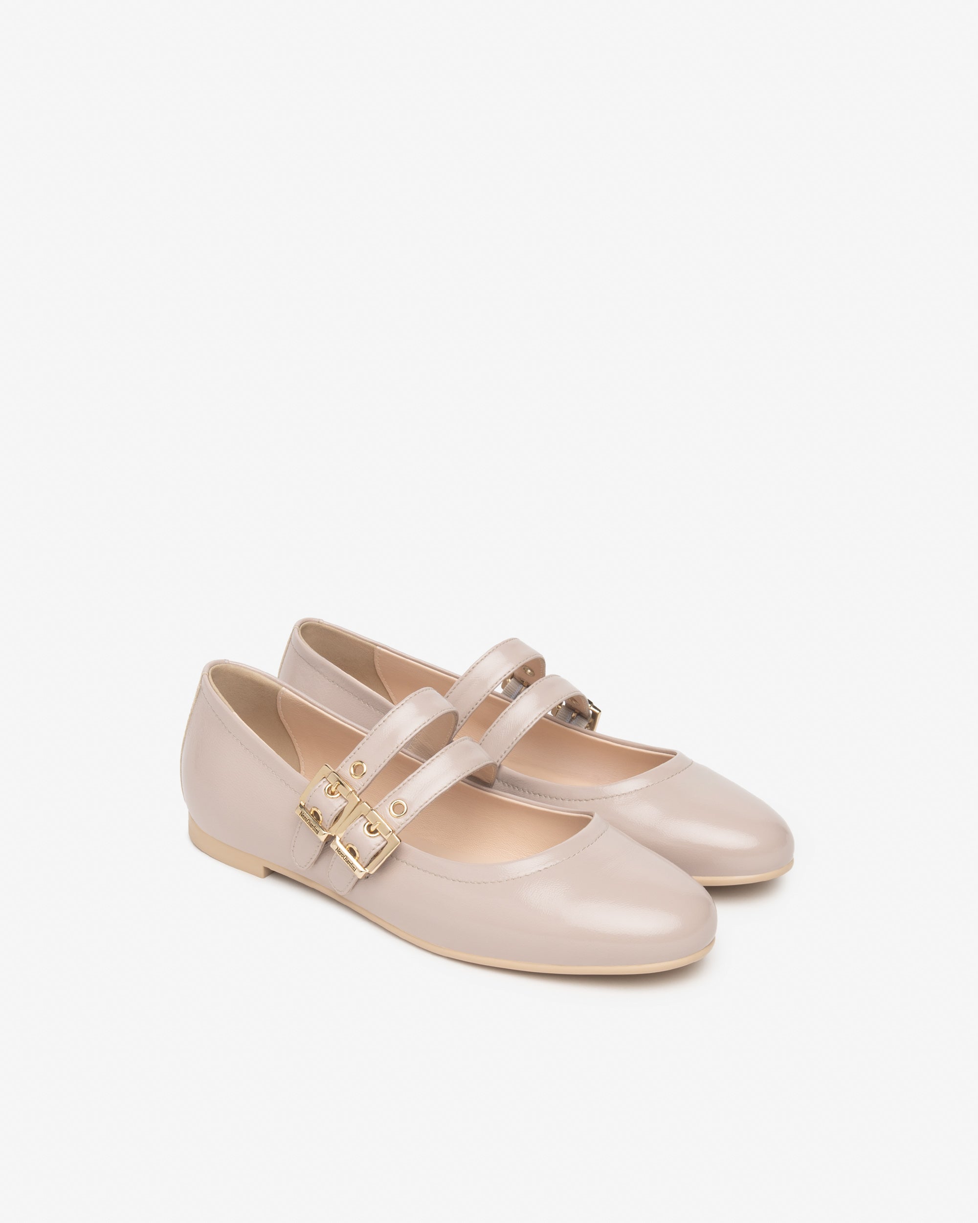  Damen-Ballerinas aus Leder