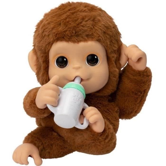 Mon Bébé Singe - MOOSE TOYS - LITTLE LIVE PETS - Singe interactif avec accessoires