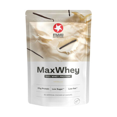 Maxi Nutrition beljakovinski prašek z okusom vanilije MaxWhey 420 g 420 g