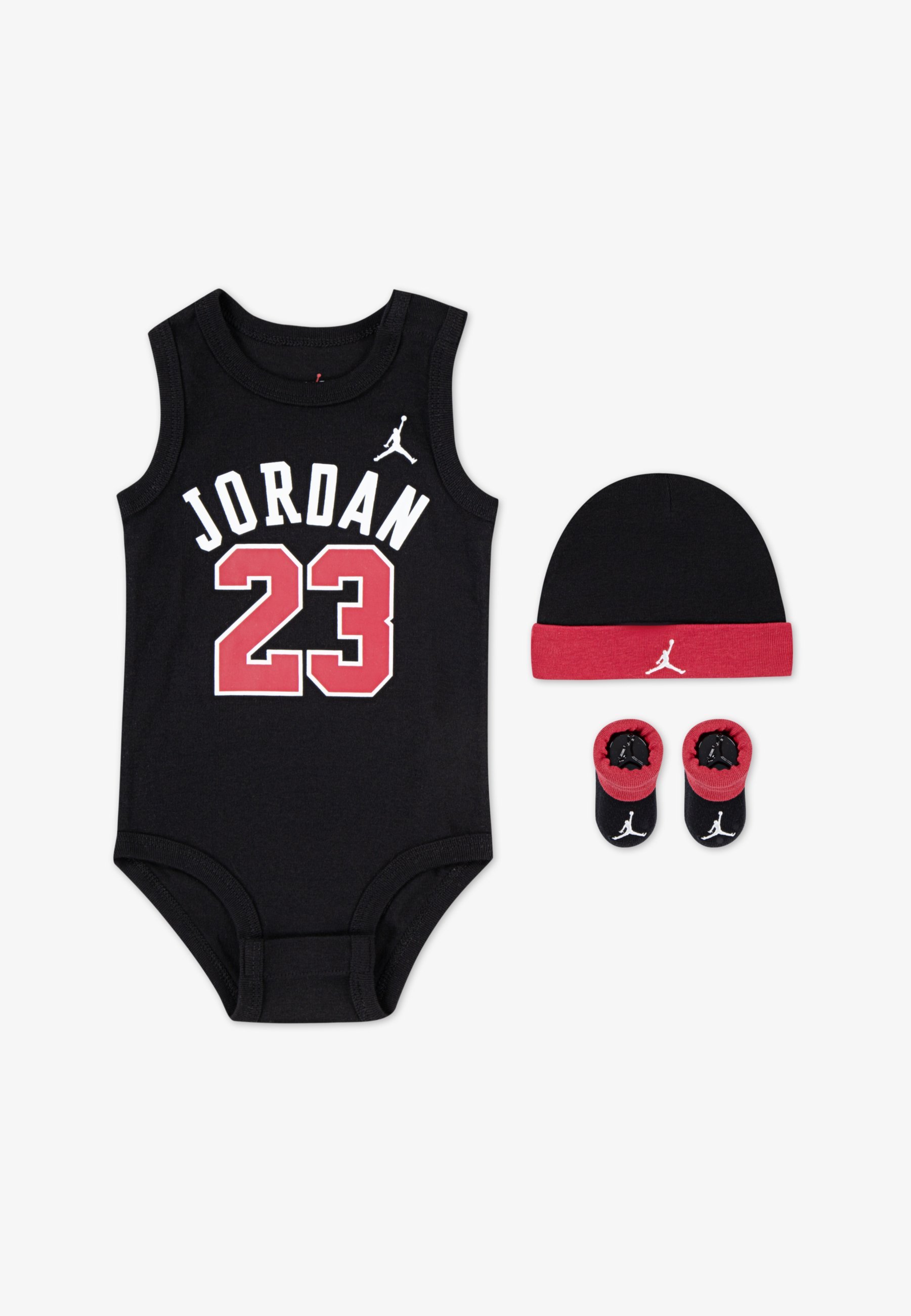 Jordan UNISEX SET - Babycadeaus - zwart