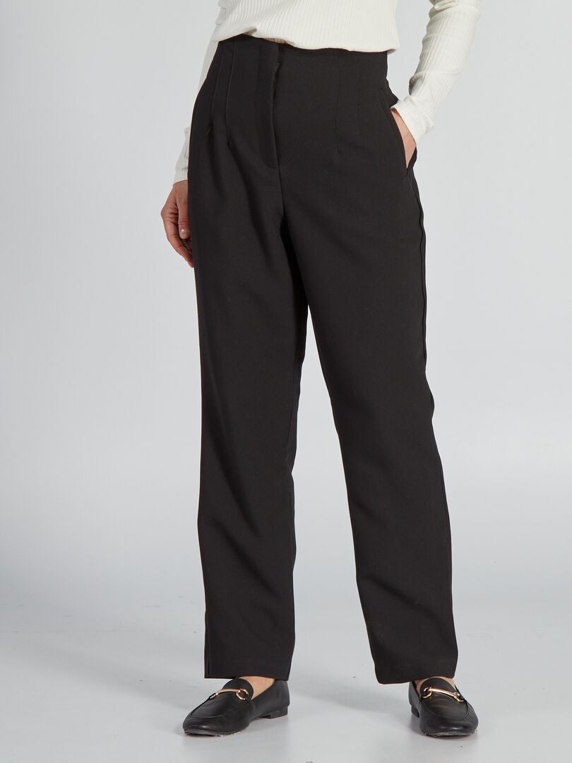 Rechte broek - zwart