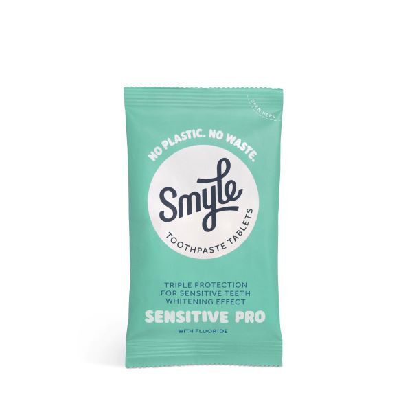 Pastă de dinți SMYLE Sensitive Pro. Tablete, 63 de tablete, pachet de rezervă