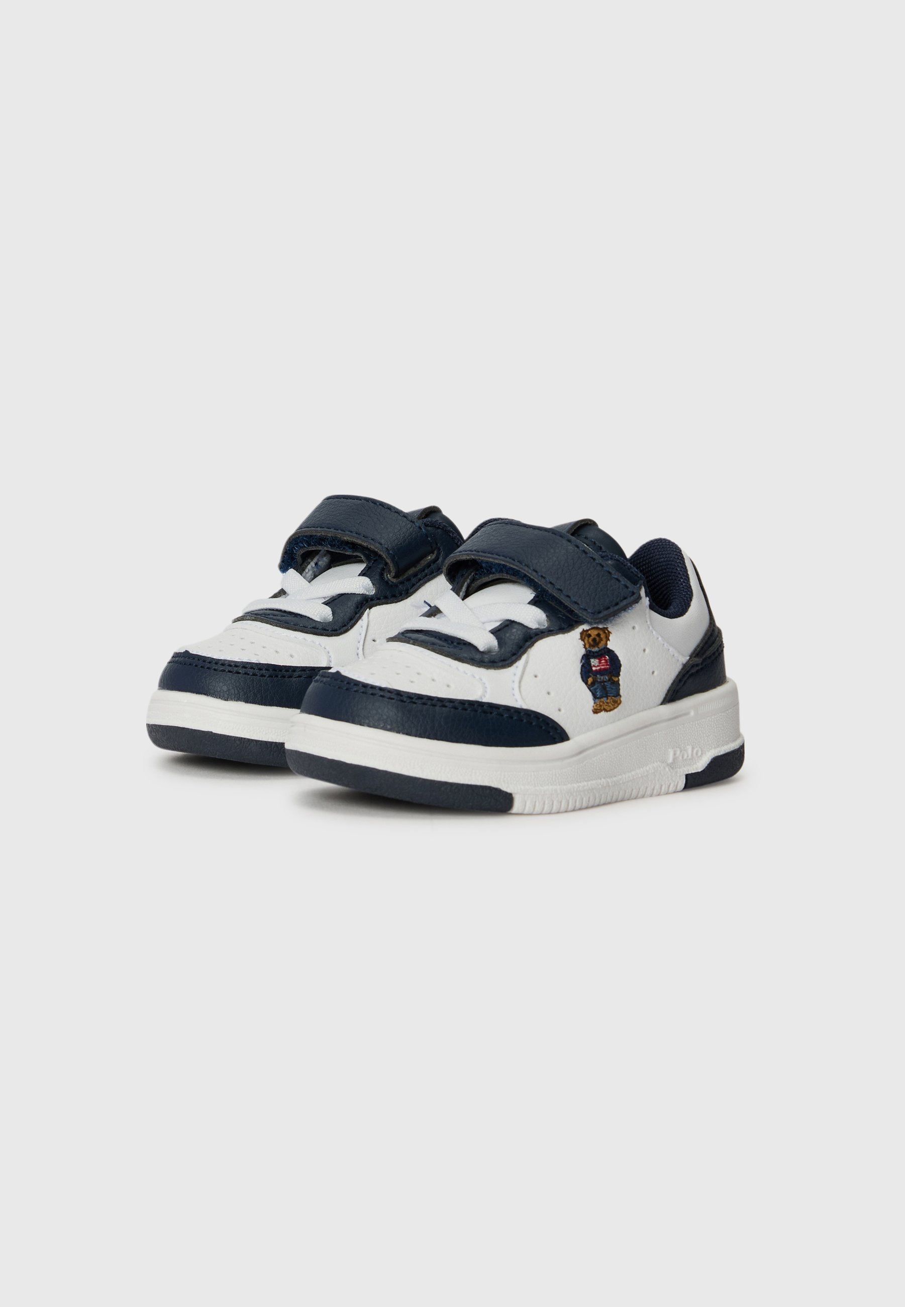 Polo Ralph Lauren MASTERS COURT II UNISEX - Sneakers - wit/marineblauw