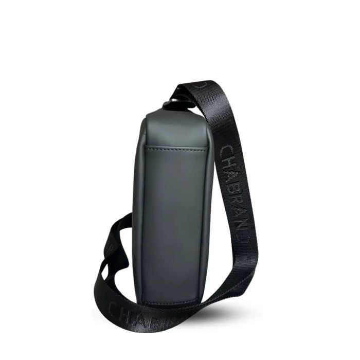 Bolsa transversal mini com zíper Touch Bis Chabrand, preta