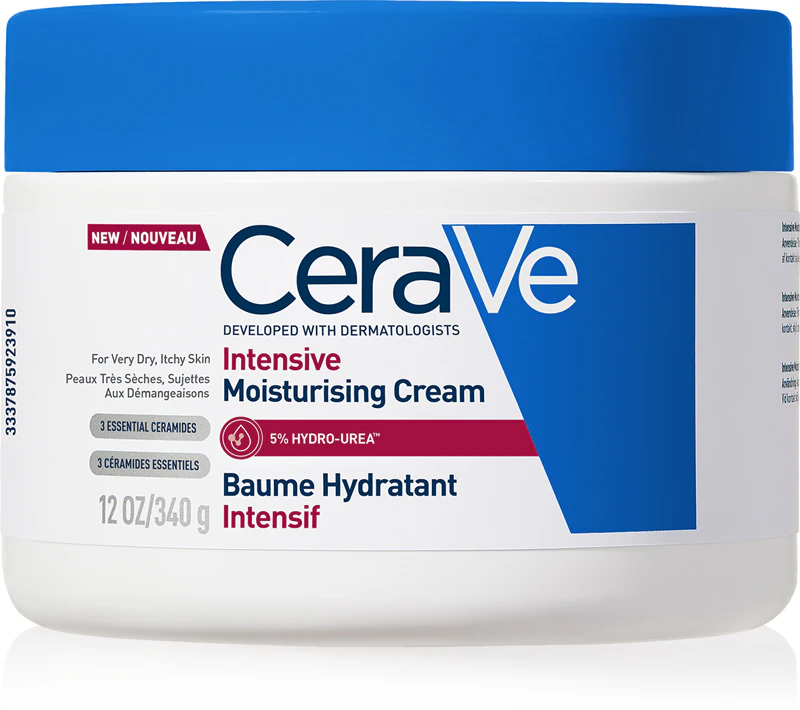 Creme Hidratante Intensivo CeraVe: creme intensamente hidratante com ceramidas.