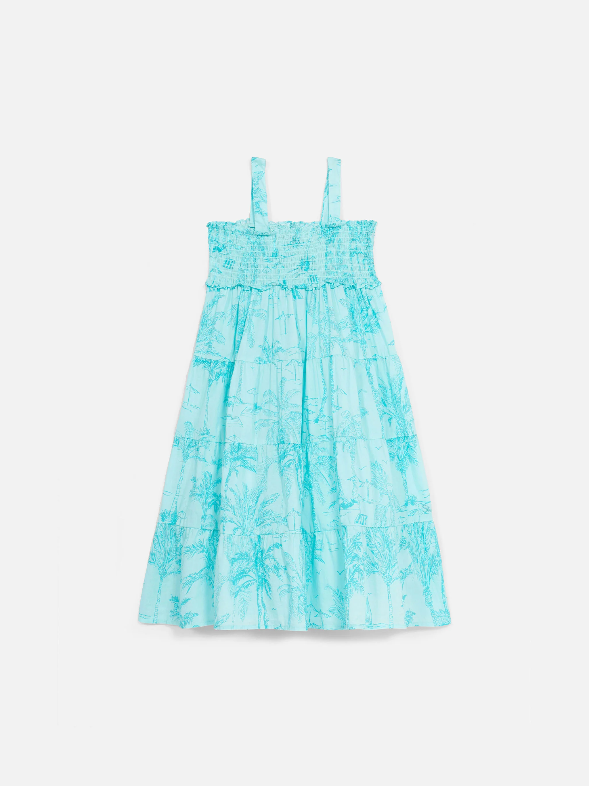 Abito da bambina Jemine Jr in cotone con stampa toile de jouy