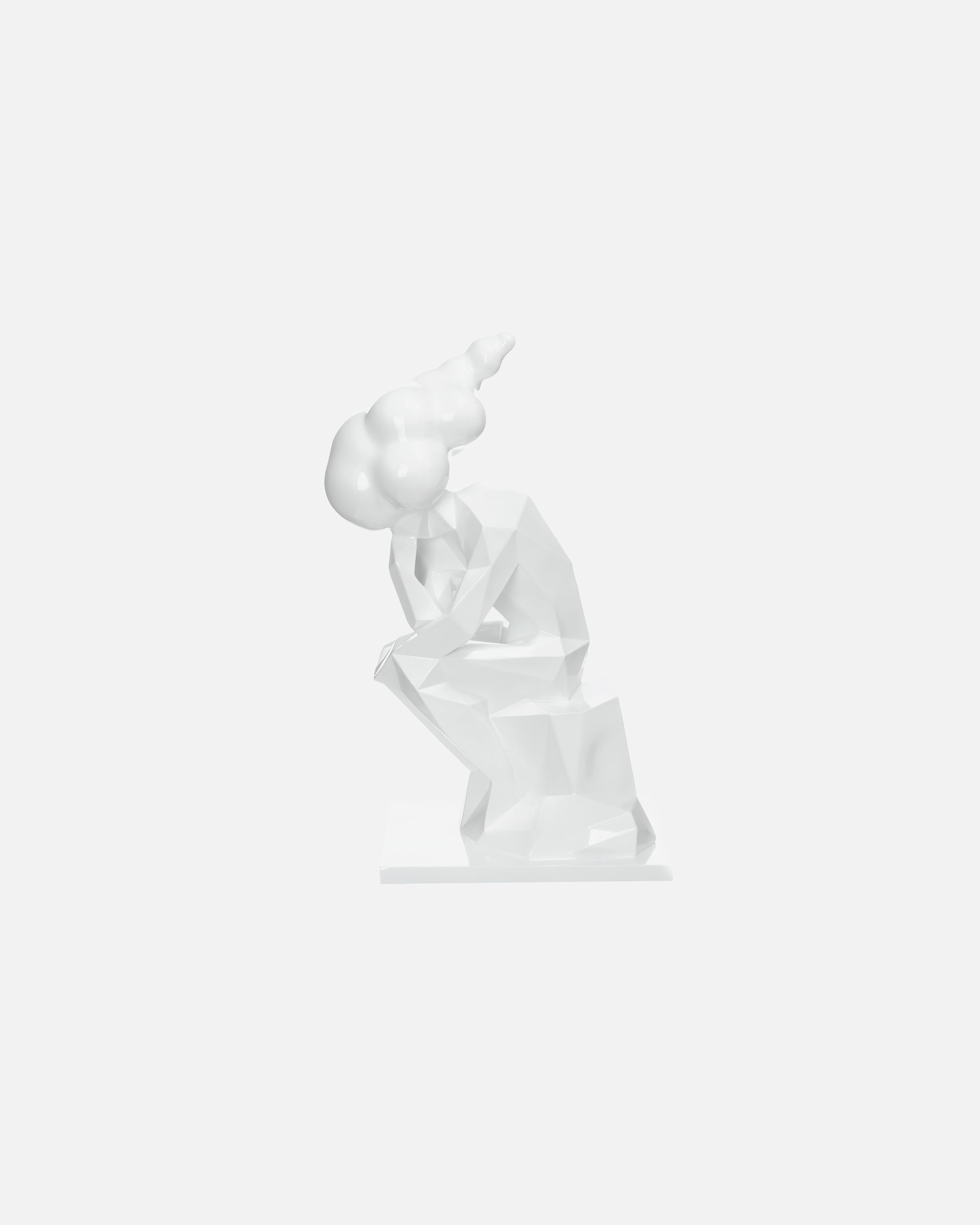 Gallazzo Scultura decorativa Uomo con pelle scura - Bianco
