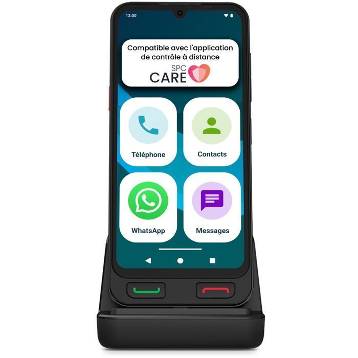 Smartphone Senior - SPC - ZEUS 2 - Écran 5'' - 64 Go - Compatible SPC Care