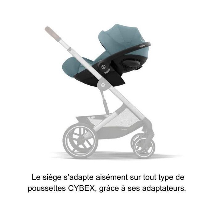 Silla de coche Cybex Cloud G i-Size, color dorado - De 40 a 87 cm - Desde el nacimiento hasta los 13 kg - Hasta los 2 años - Azul tormenta (Plus)