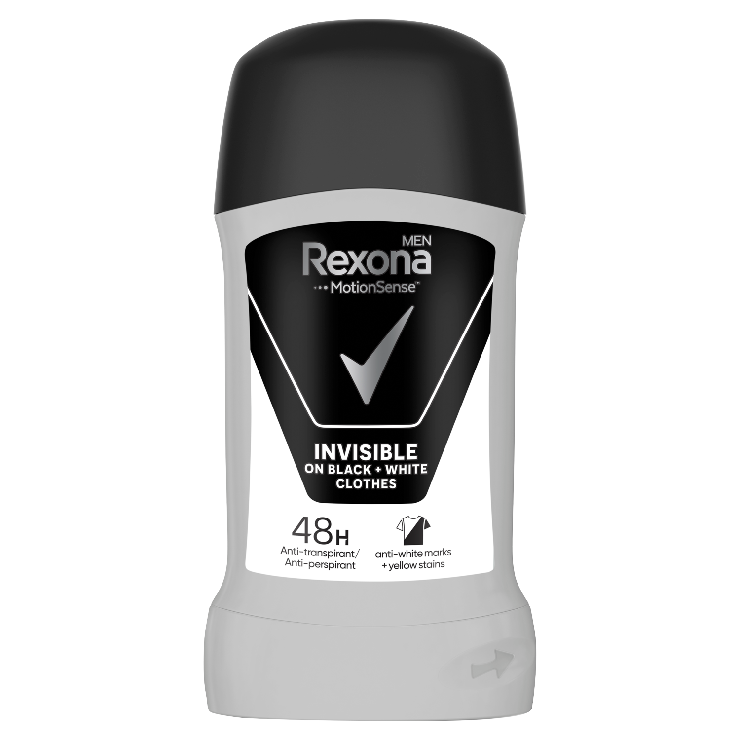 Rexona stick antitraspirante uomo 50ml Uomo Invisibile Nero Bianco