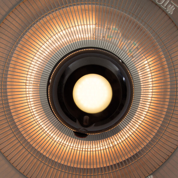Artix hanging radiant heater, white