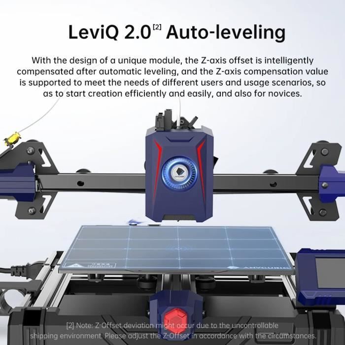 Impressora 3D Anycubic Kobra 2 Neo, nivelamento automático, velocidade de impressão de 9,8 pol/s, alta velocidade. BAZARLAND30