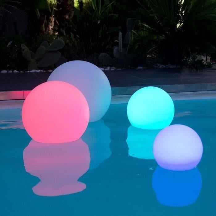 Esfera LED LUMISKY de 30 cm con control remoto inalámbrico - Multicolor