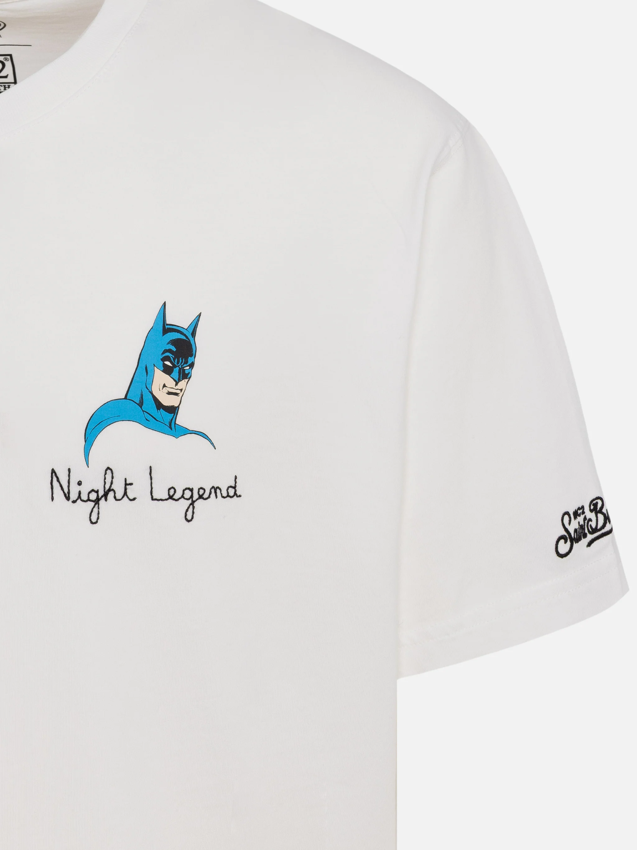 T-shirt Man in cotone con ricamo Night Legend | BATMAN SPECIAL EDITION