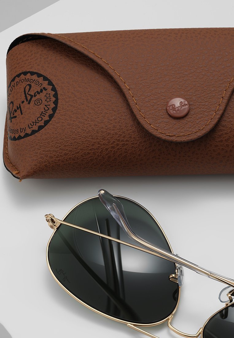 Lunettes de soleil Ray-Ban AVIATOR GRANDES UNISEXES - couleur or