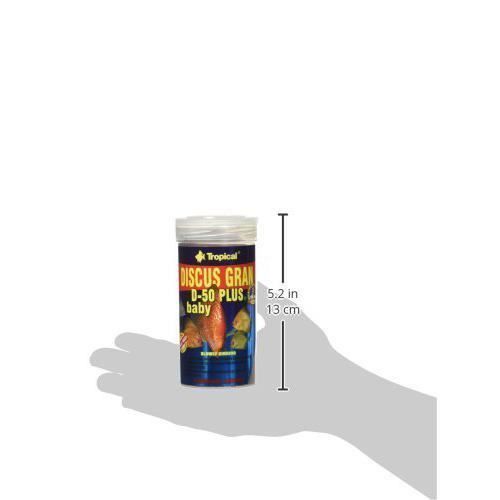 Mangime per pesci - TROPICALE - Discus Gran D-50 Plus - 250 ml - Alto contenuto proteico - Junior