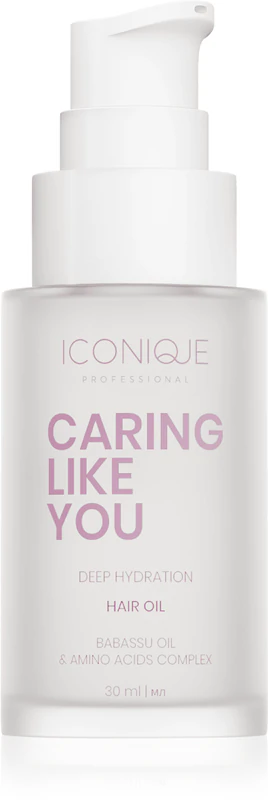 ICONIQUE Professional CARING LIKE YOU Óleo hidratante de hidratação profunda para cabelos secos e danificados