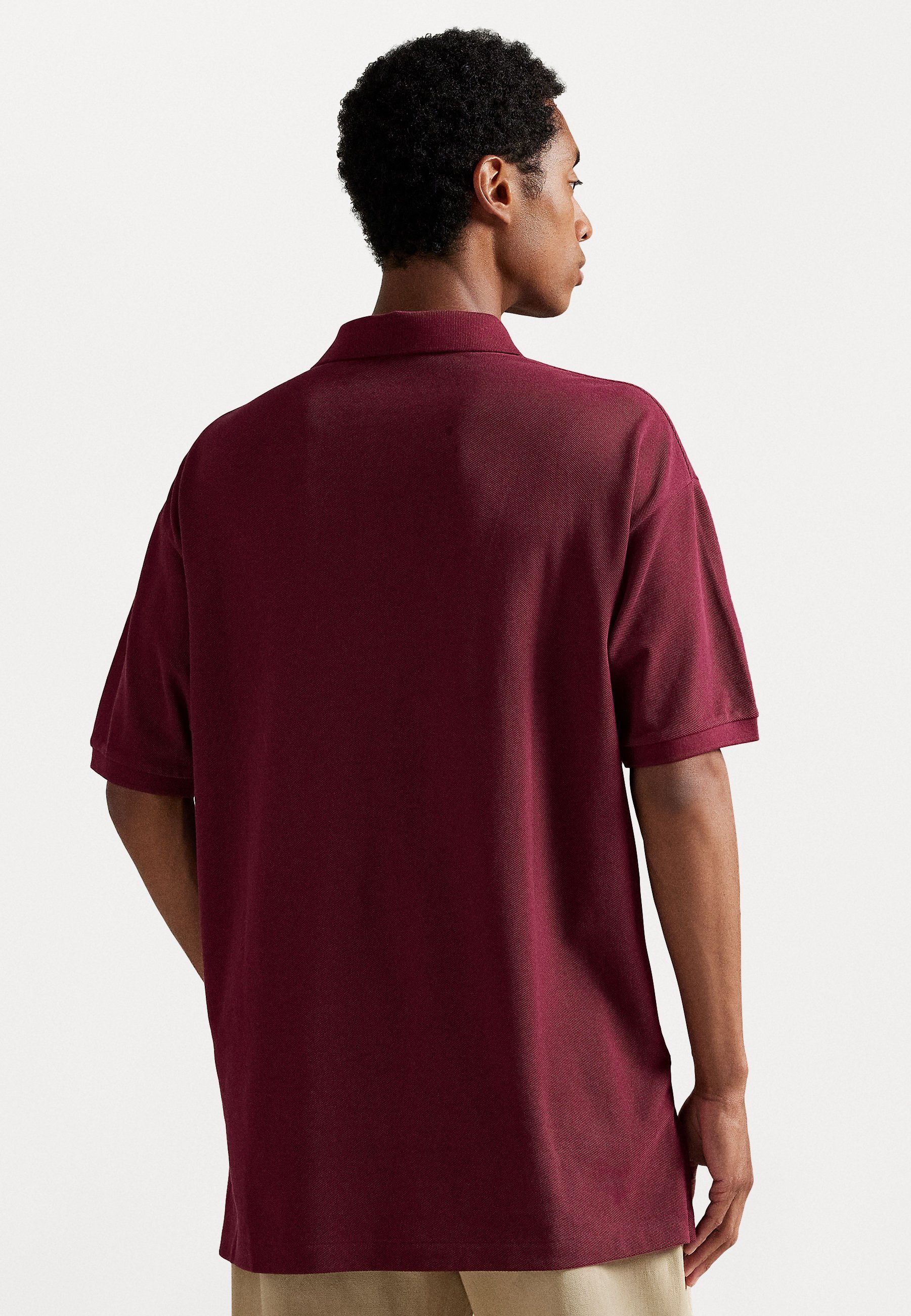 Polo Ralph Lauren Polo shirt met korte mouwen - zacht wijnrood